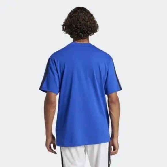 Adidas Men's Blue T-Shirt - Picture 3 of 3